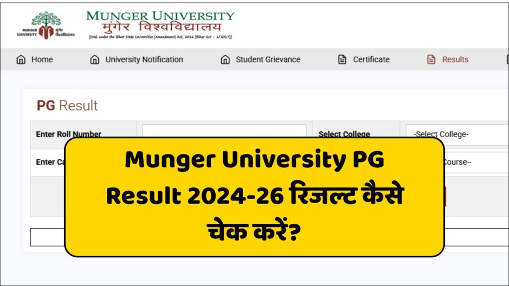 Munger University Part 3 Result 2022-25 Live Direct